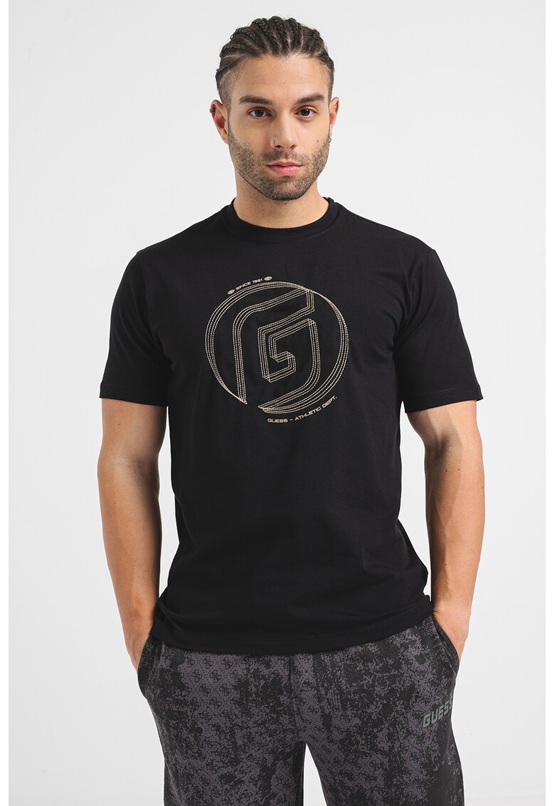 Фитнес тениска с лого GUESS