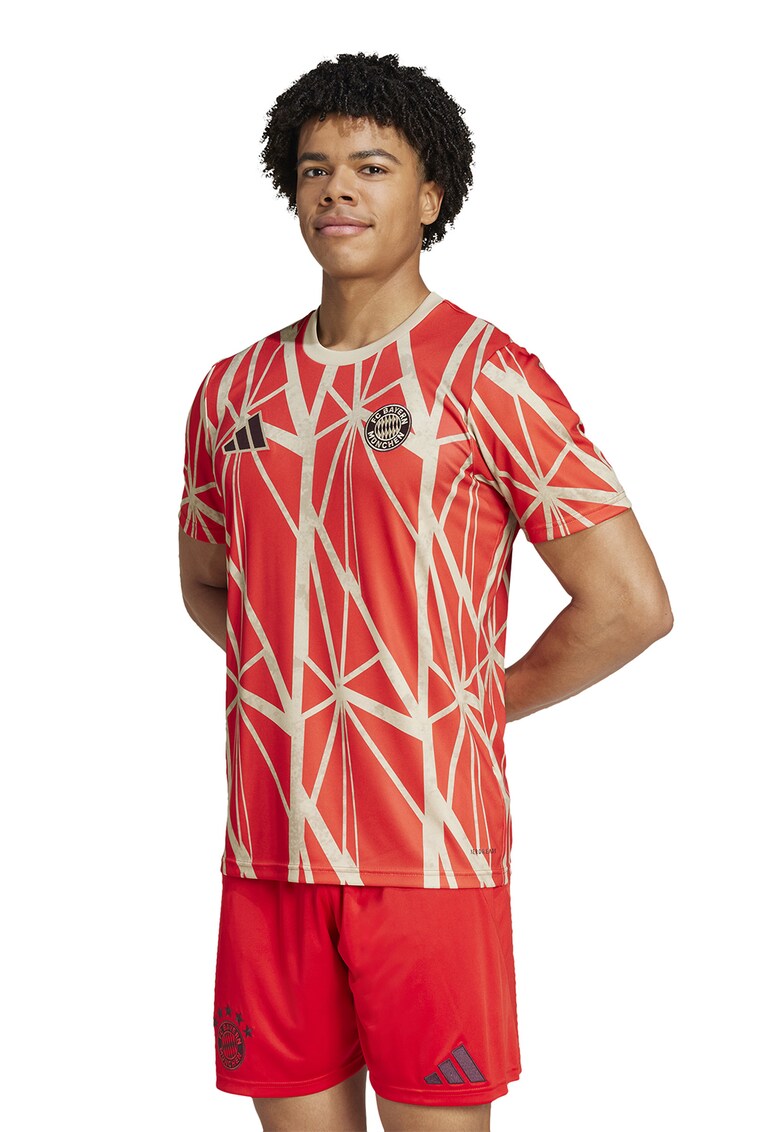 Футболна тениска с десен adidas Performance