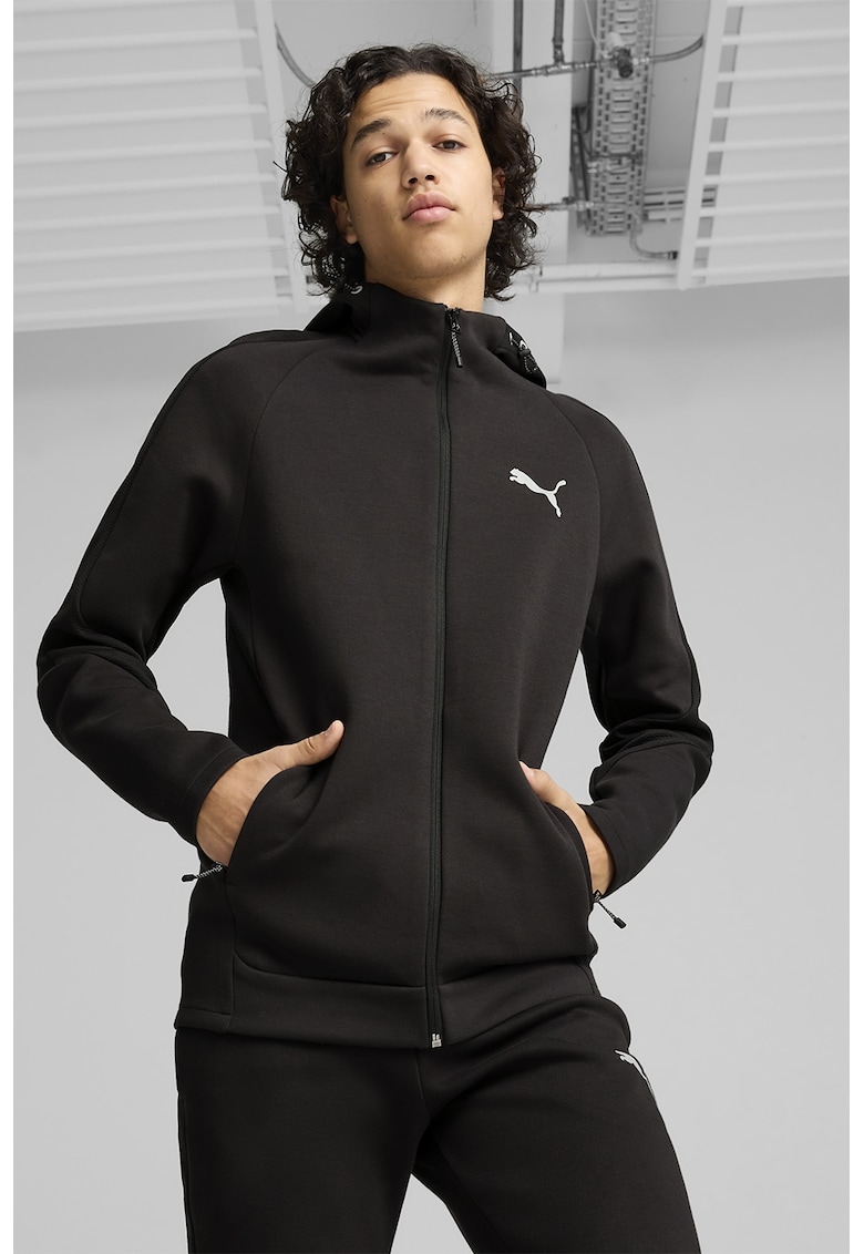 Худи Evostriped с цип и реглан ръкави Puma