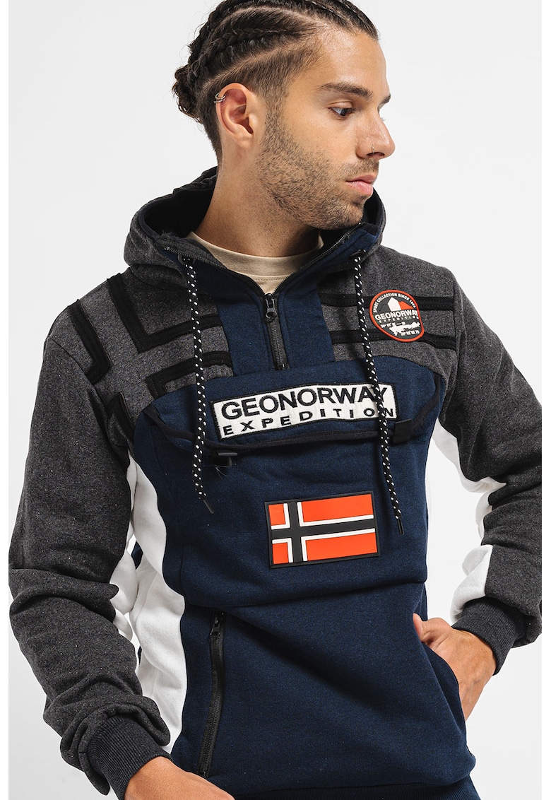Худи Fitakol с къс цип Geo Norway