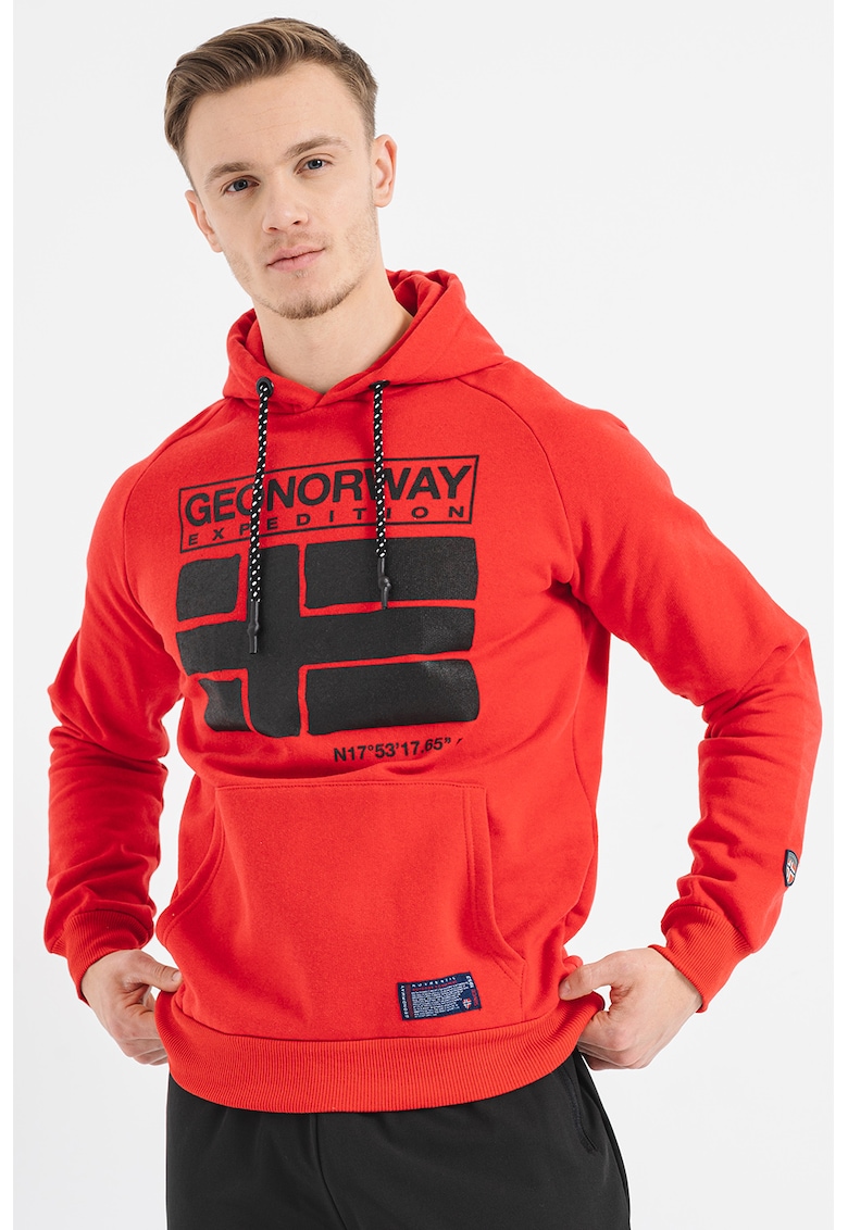 Худи Garcie с принт и лого Geo Norway