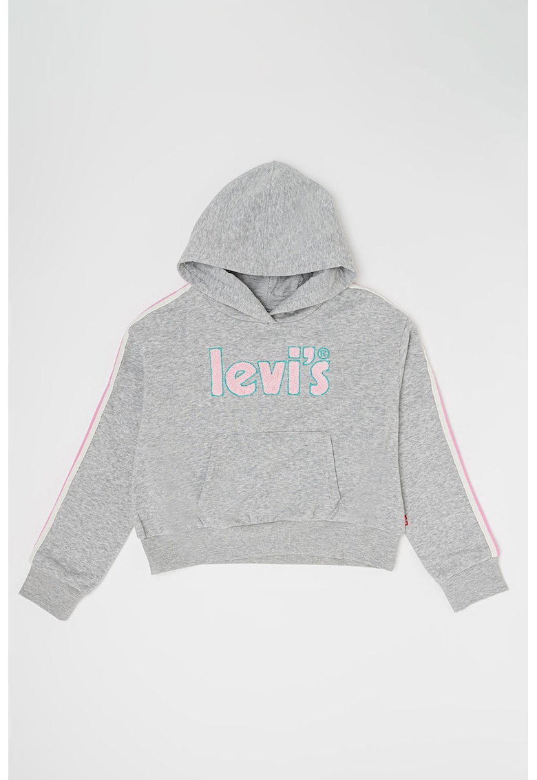 Худи с джоб кенгуру и лого Levis