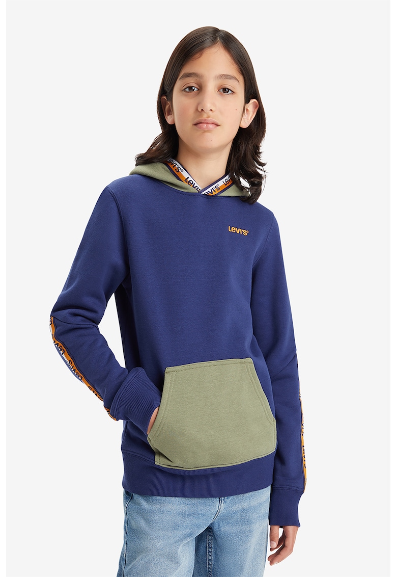 Худи с памук с джоб кенгуру Levis
