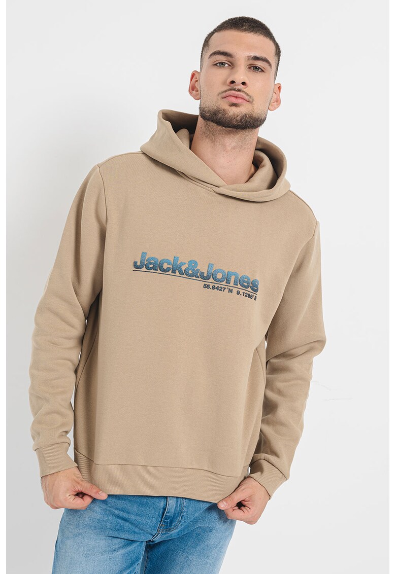 Худи с памук с лого Jack  Jones