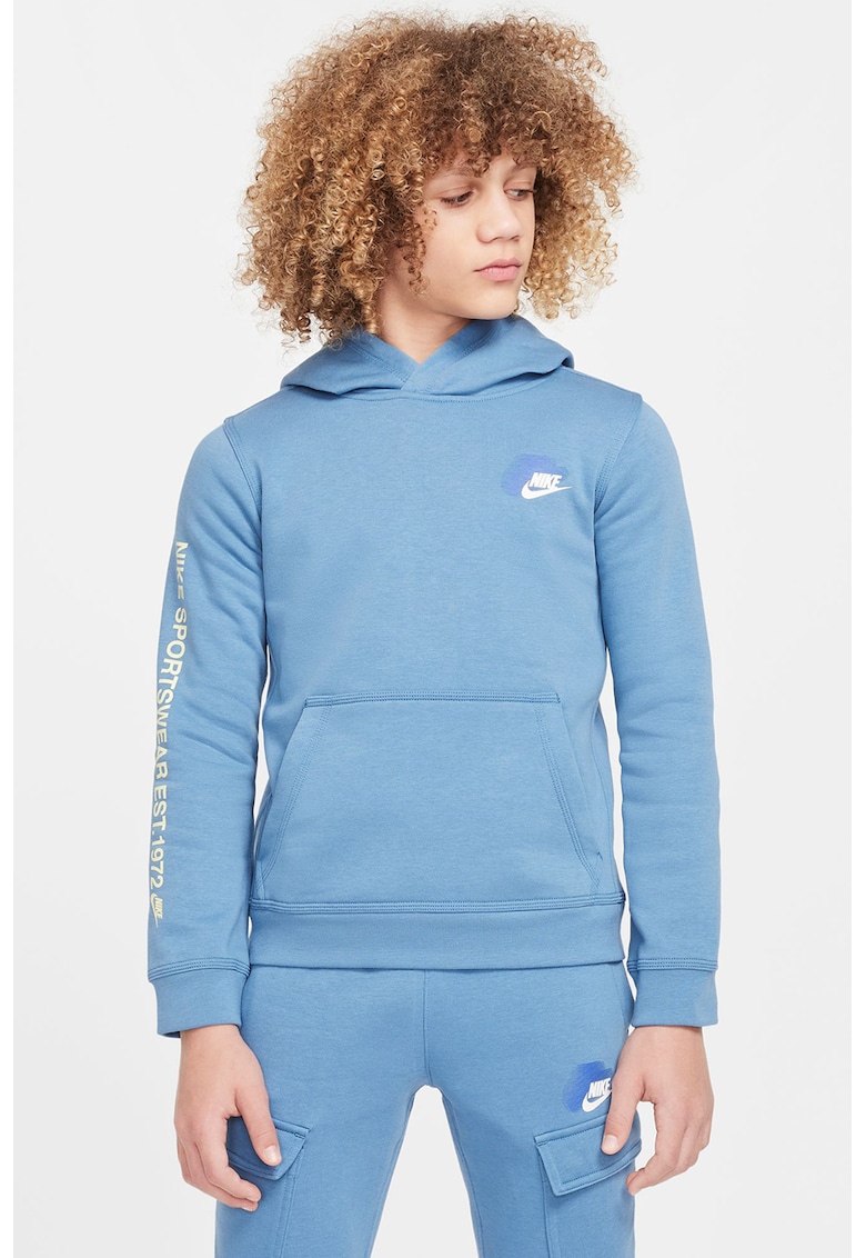 Худи с принт и джоб кенгуру Nike