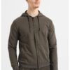 Худи с цип и джобове встрани ARMANI EXCHANGE