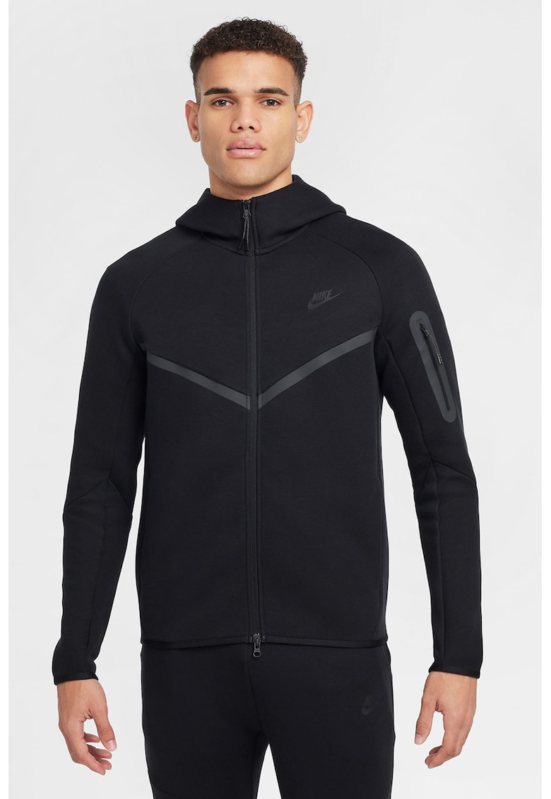 Худи с цип и лого Nike