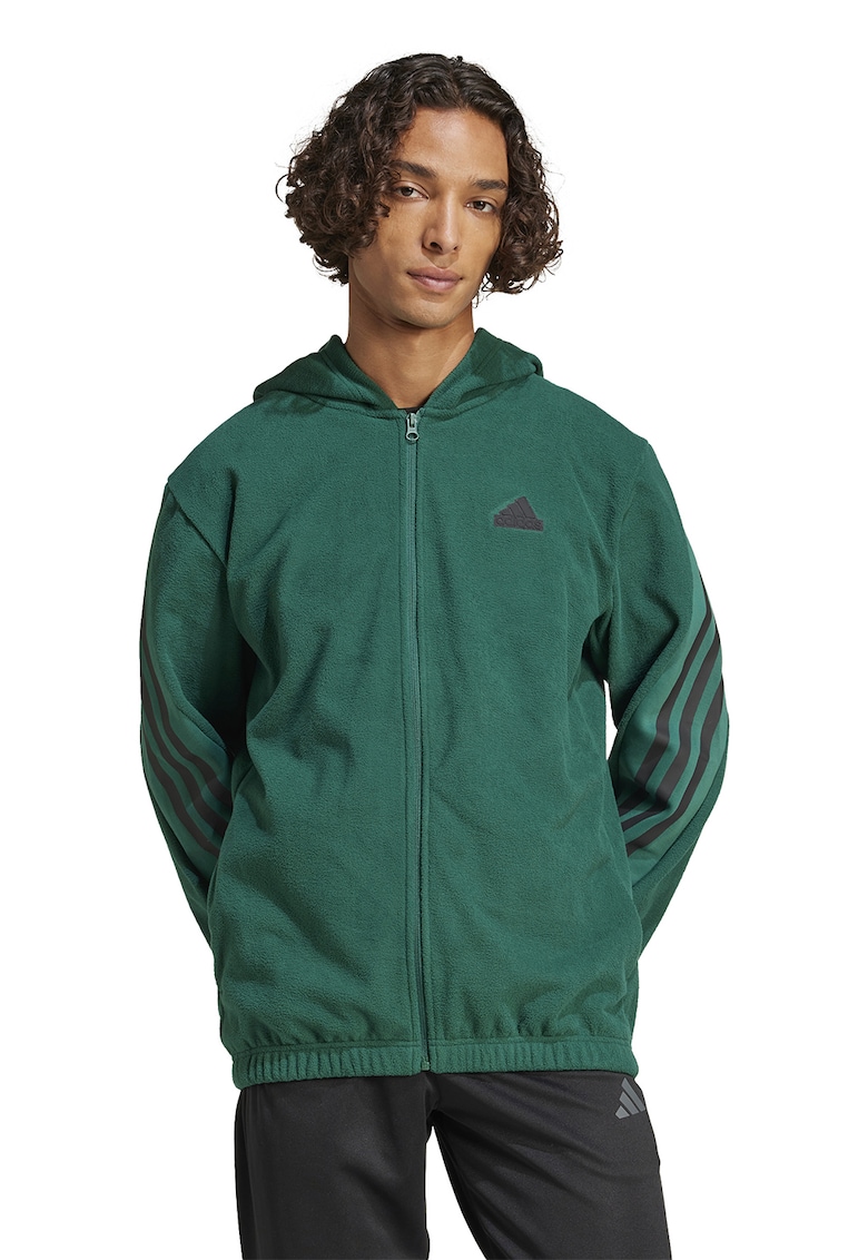 Худи с цип и лого adidas Sportswear