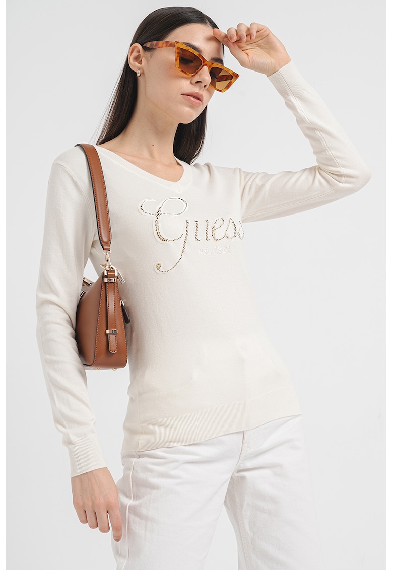 Шпиц пуловер с лого GUESS