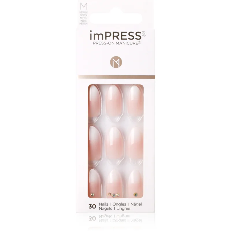 KISS imPRESS Medium Изкуствени нокти Awestruck 30 бр.