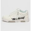 Кожени сортни обувки с текстил OFF-WHITE