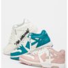 Кожени спортни обувки с лого OFF-WHITE