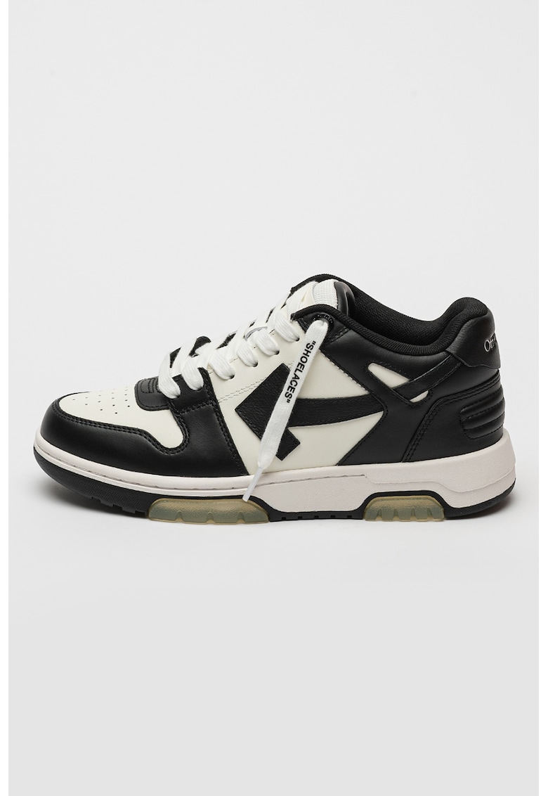 Кожени спортни обувки с лого OFF-WHITE