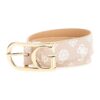 Колан Dorys от еко кожа с монограм GUESS