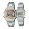 Комплект часовници за двойки Casio A168WEHA-9AEF-LA670WEA-8AEF - Подарък