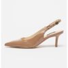 Лачени обувки Annae с отворена пета NINE WEST