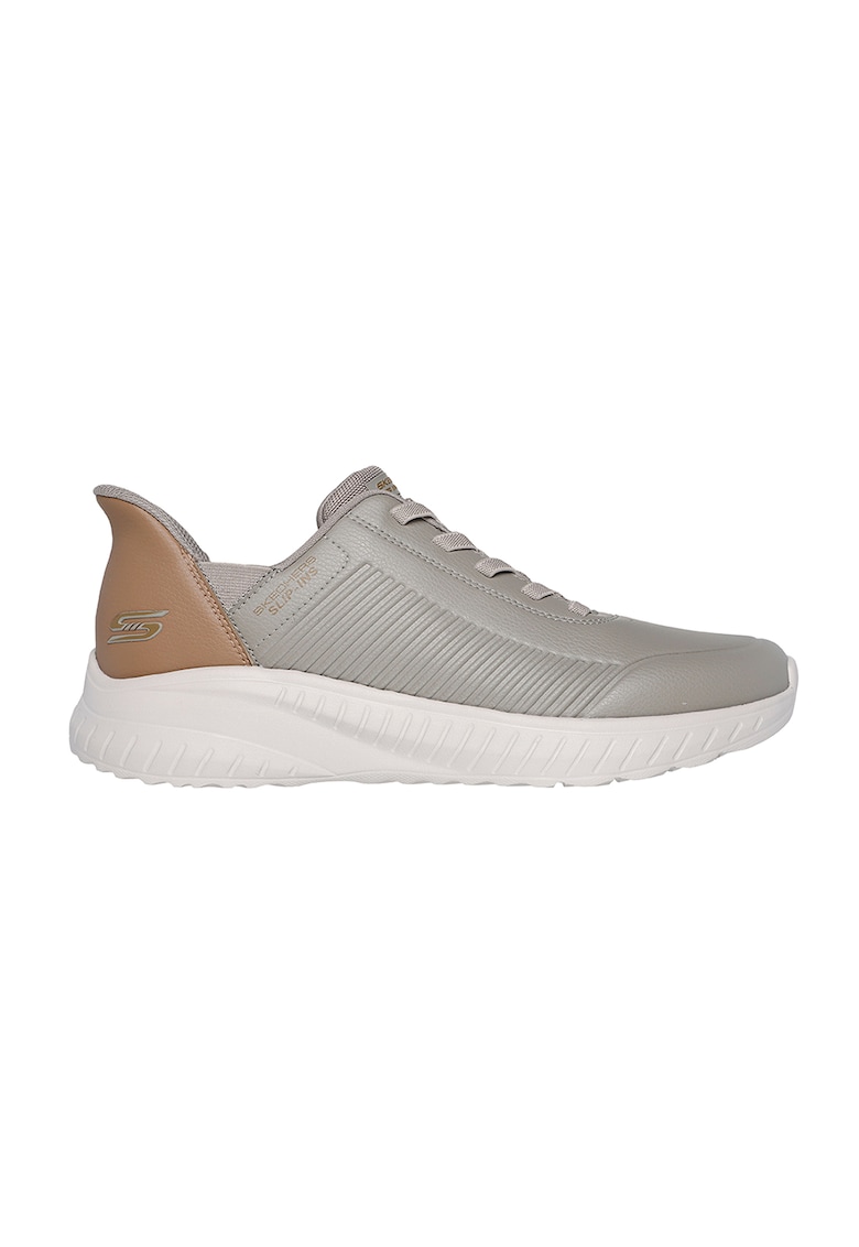 Релефни спортни обувки Bobs от еко кожа тип Slip-ins Skechers