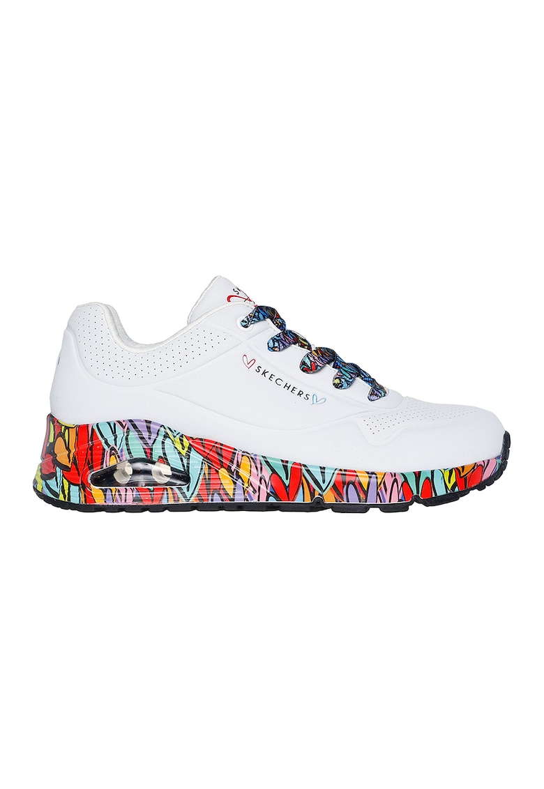 Скосени спортни обувки Ravaged Love от еко кожа Skechers