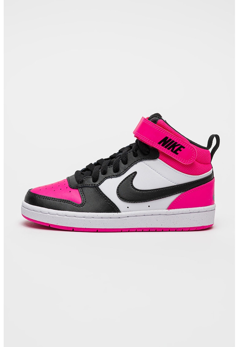Спортни обувки Court Borough Mid 2 с кожа Nike