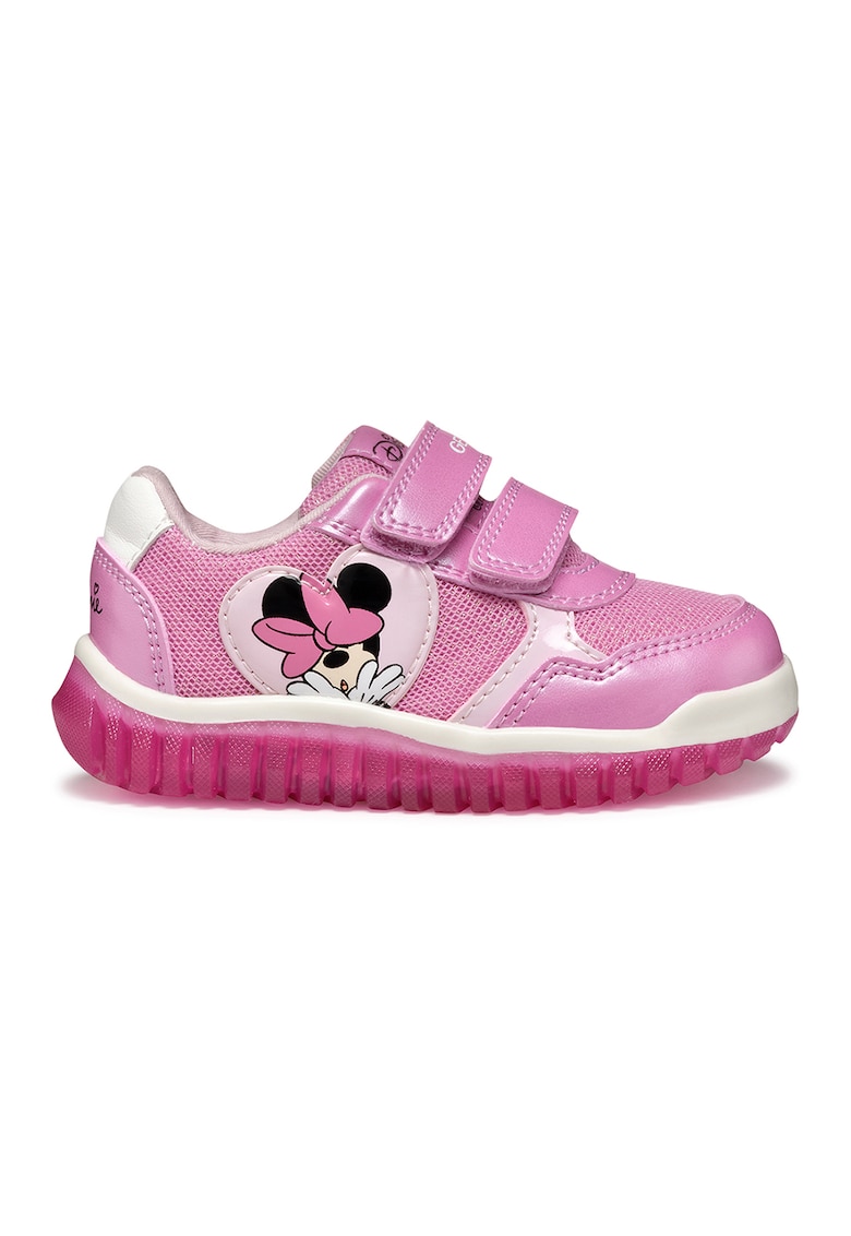 Спортни обувки с десен Minnie Mouse и велкро Geox