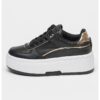 Спортни обувки с равна платформа и връзки GUESS