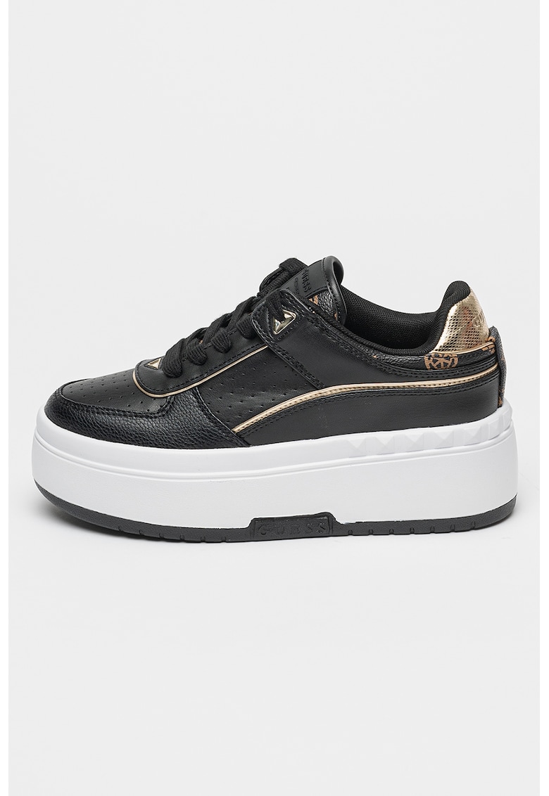 Спортни обувки с равна платформа и връзки GUESS