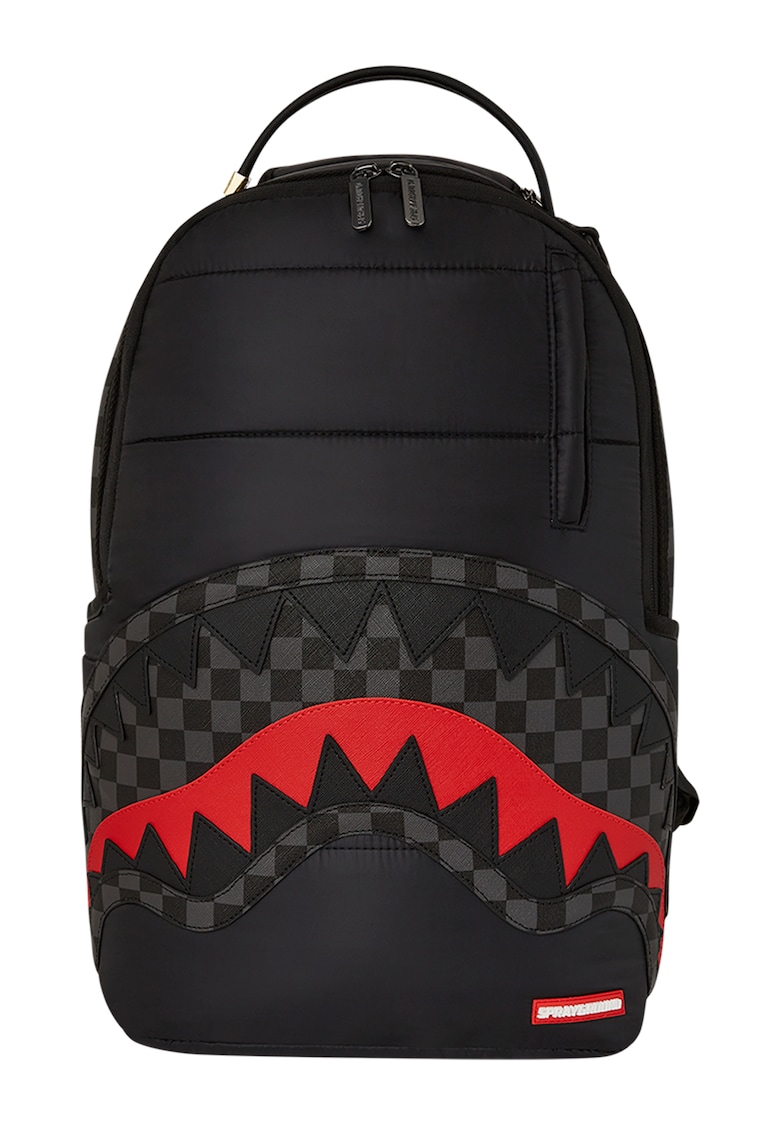Унисекс десенирана раница Black Puffer Sprayground
