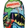 Унисекс десенирана раница Blue Zombie Shark Sprayground