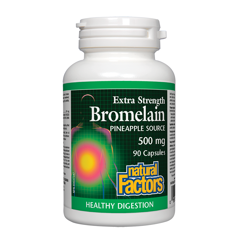 Bromelain/ Бромелаин 500 mg x 90 капсули Natural Factors