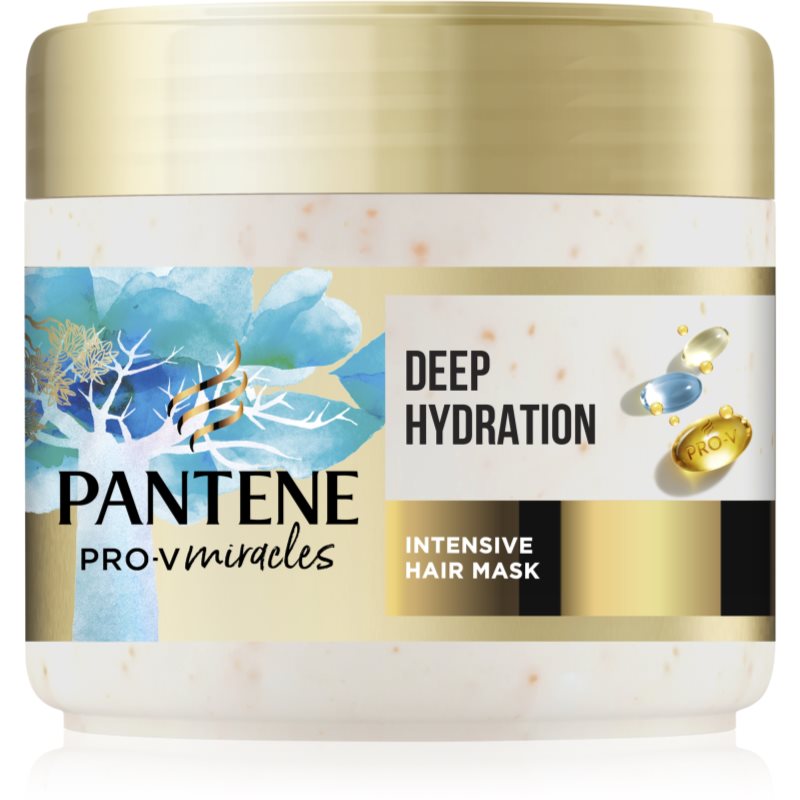 Pantene Pro-V Miracles Hydra Glow интензивна хидратираща и подхранваща маска за суха и увредена коса 300 мл.