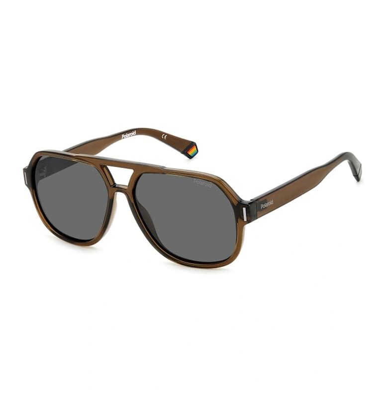 Polaroid Унисекс слънчеви очила Aviator с поляризация