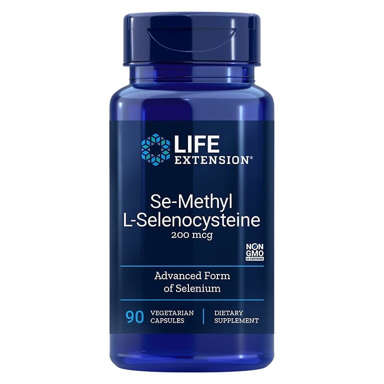 Se-Methyl L-Selenocysteine / Селен (Се-Метил Л-Селеноцистеин) 200 mcg x 90 капсули Life Extension