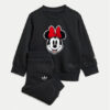 adidas Анцуг Disney Minnie Mouse JD0583 Черен Regular Fit цвят на ниска цена