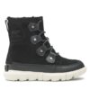 Sorel Апрески Explorel II Joan Faux Fur Wp NC4462-010 Черен за Жени цена