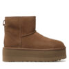 Ugg Апрески W Classic Mini Platform 1134991 Кафяв за Жени цена