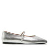 Calvin Klein Балеринки Mary Jane Ballerina - Met HW0HW02269 Сребрист за Жени цена