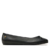 Tommy Hilfiger Балеринки Ballerina Leather Flat Bow FW0FW08359 Черен за Жени цена