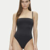 Calvin Klein Swimwear Бански костюм Bandeau One Piece-Rp KW0KW02709 Черен за Жени цена