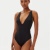 Calvin Klein Swimwear Бански костюм KW0KW02798 Черен за Жени цена