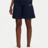 adidas Бермуди Pinstripe JC7683 Тъмносин Loose Fit за Жени цена