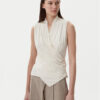 BOSS Блуза Euana 50537768 Екрю Regular Fit за Жени цена