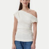 BOSS Блуза Etrima2 50540862 Бежов Slim Fit за Жени цена