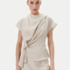 Bruuns Bazaar Блуза Acacia BBW4427 Бежов Regular Fit за Жени цена