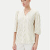Bruuns Bazaar Блуза Collard Majlya BBW4486 Бежов Regular Fit за Жени цена