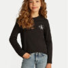 Calvin Klein Jeans Блуза IU0IU00677 Черен Regular Fit за Бебета цена