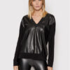 DKNY Блуза P1RHZC90 Черен Regular Fit за Жени цена