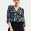 Desigual Блуза 23WWBW06 Черен Regular Fit за Жени цена
