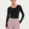 EA7 Emporio Armani Блуза 6DTT06 TJQCZ 0210 Черен Slim Fit за Жени цена