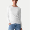 Gap Блуза 540609-04 Бял Slim Fit за Жени цена
