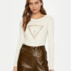Guess Блуза W5RR39 Z2NQ2 Бял Regular Fit за Жени цена